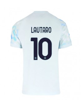 Billige Inter Milan Lautaro Martinez #10 Bortedrakt 2025-26 Kortermet